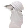 Nón kết golf nữ che gáy 4-WAY UV VISOR WHITE E2MWA22401 | Mizuno