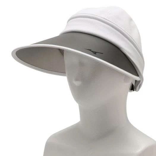 Nón kết golf nữ che gáy 4-WAY UV VISOR WHITE E2MWA22401 | Mizuno