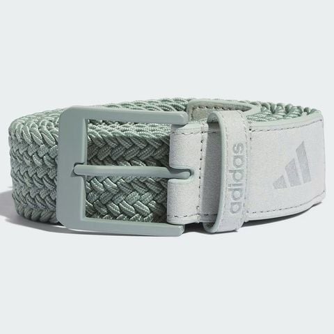 Thắt lưng Bện Co Giãn Braid Str Belt Silver Green JI6581 | Adidas