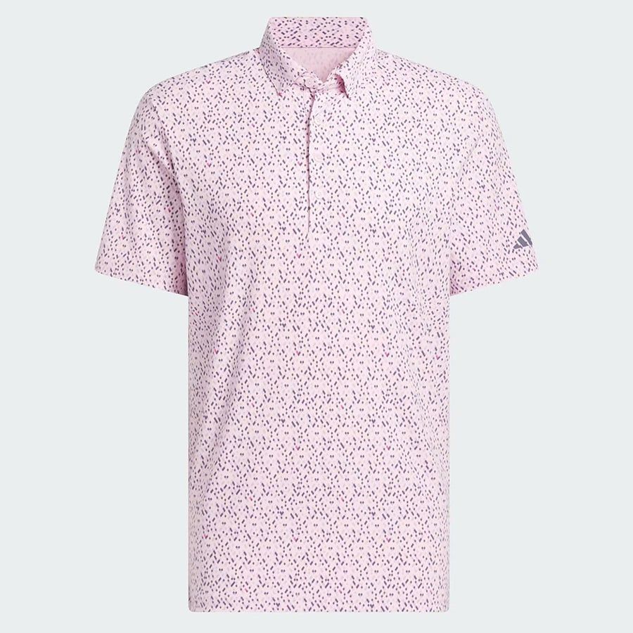 Áo golf nam tay ngắn Ultimate365 Micro Argyle Polo Shirt Clear Pink /
