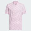 Áo golf nam tay ngắn Ultimate365 Micro Argyle Polo Shirt Clear Pink /