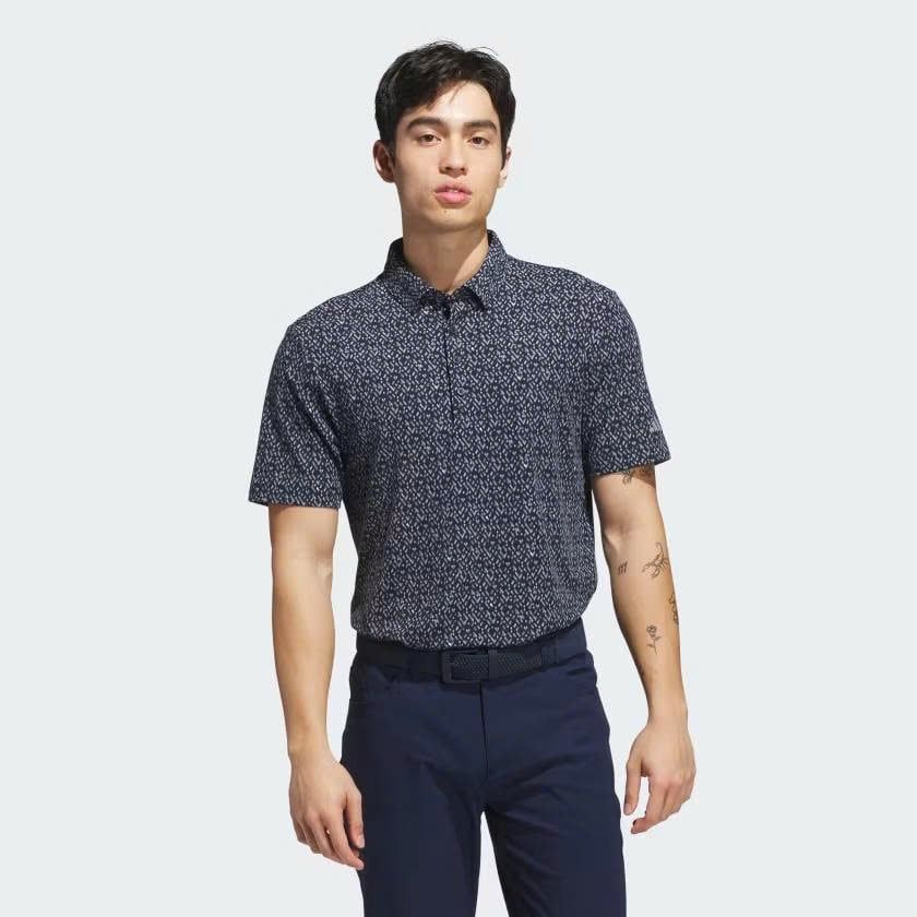 Áo golf nam tay ngắn Ultimate365 Micro Argyle Polo Shirt Collegiate Na