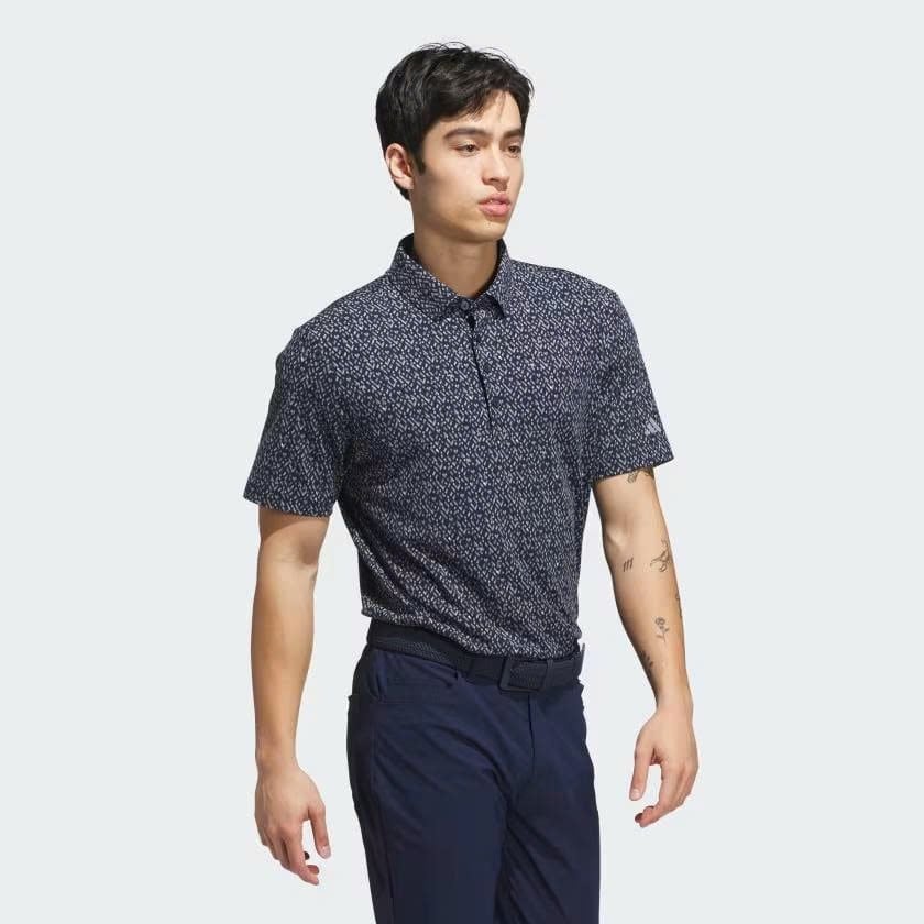 Áo golf nam tay ngắn Ultimate365 Micro Argyle Polo Shirt Collegiate Na