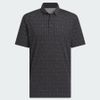 Áo golf nam tay ngắn Ultimate365 Micro Argyle Polo Shirt Black / Carbo