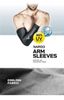 Ống tay chống nắng golf Arm Sleeve - 25 BLACK  | NAROO
