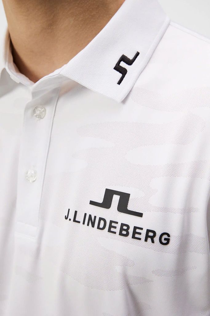 Áo golf nam tay ngắn Mat Tour Golf Polo WHITE GMJT11570-0000 | J.Linde