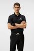 Áo golf nam tay ngắn Mat Tour Golf Polo BLACK GMJT11570-9999 | J.Linde
