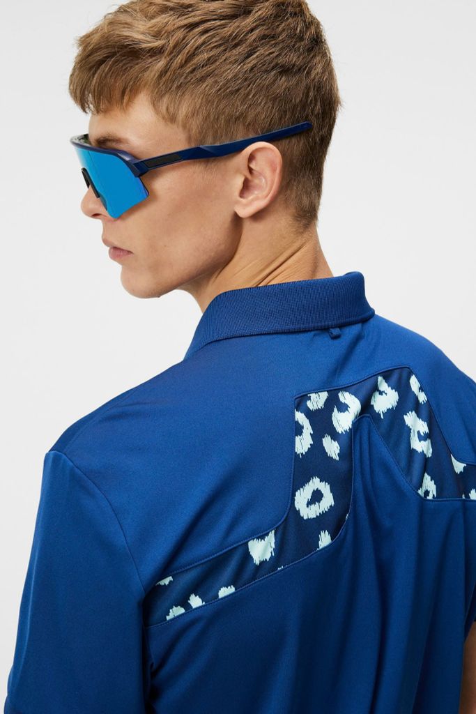 Áo golf nam tay ngắn KV Regular Fit Print Estate Blue GMJT11526-O341 |