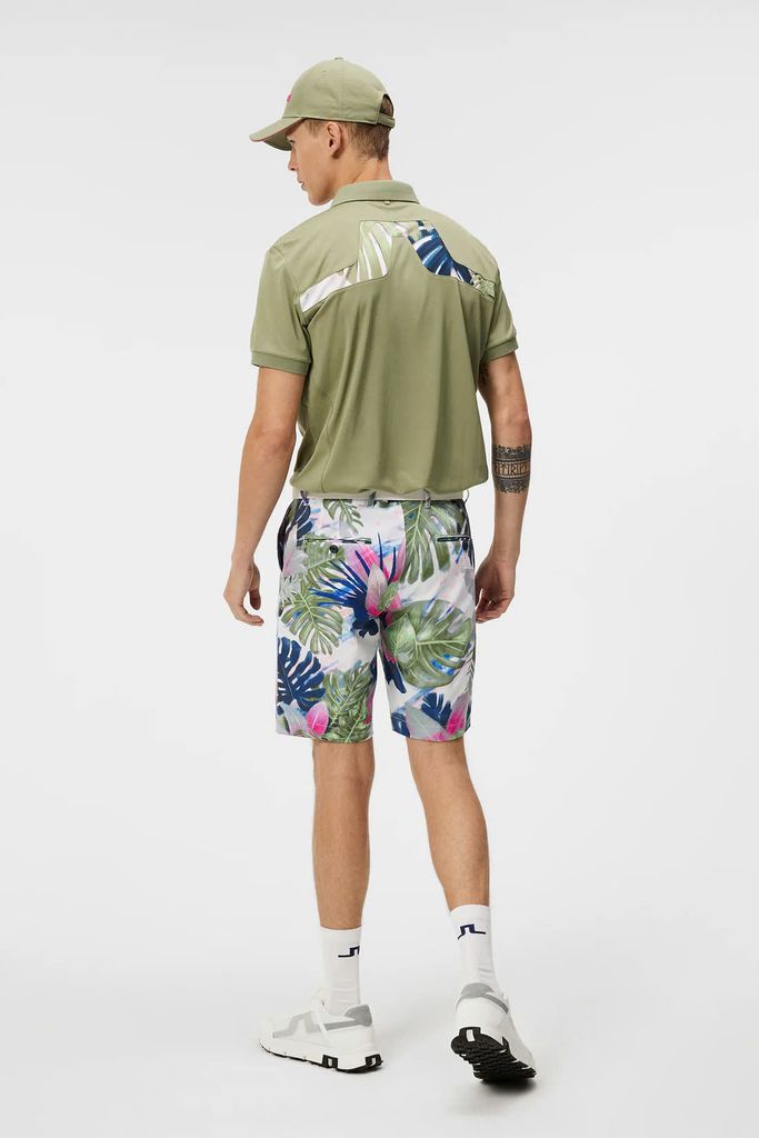 Áo golf nam tay ngắn KV Regular Fit Print Oil Green GMJT11526-M311 | J