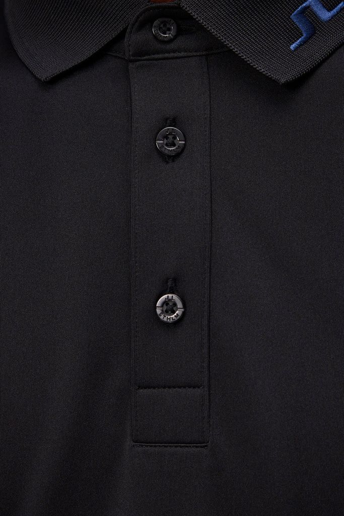 Áo golf nam tay ngắn KV Regular Fit Print BLACK GMJT11526-9999 | J.Lin