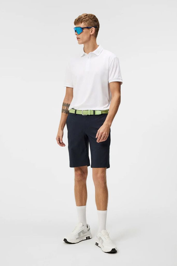 Áo golf nam tay ngắn KV Regular Fit Print WHITE GMJT11526-0000 | J.Lin