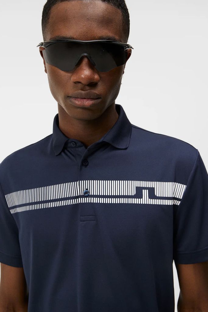 Áo golf nam tay ngắn Klas Regular Fit Golf Polo JL Navy GMJT11508-6855