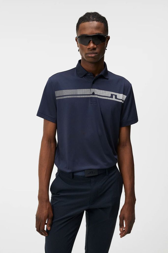 Áo golf nam tay ngắn Klas Regular Fit Golf Polo JL Navy GMJT11508-6855