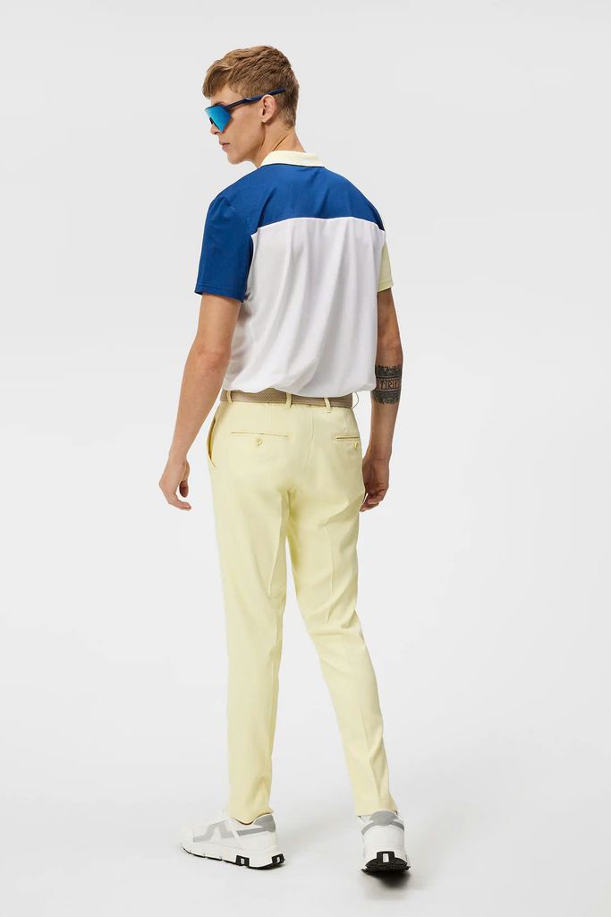 Áo golf nam tay ngắn Cliff Reg Polo WHITE GMJT09557-0000 | J.Lindeberg