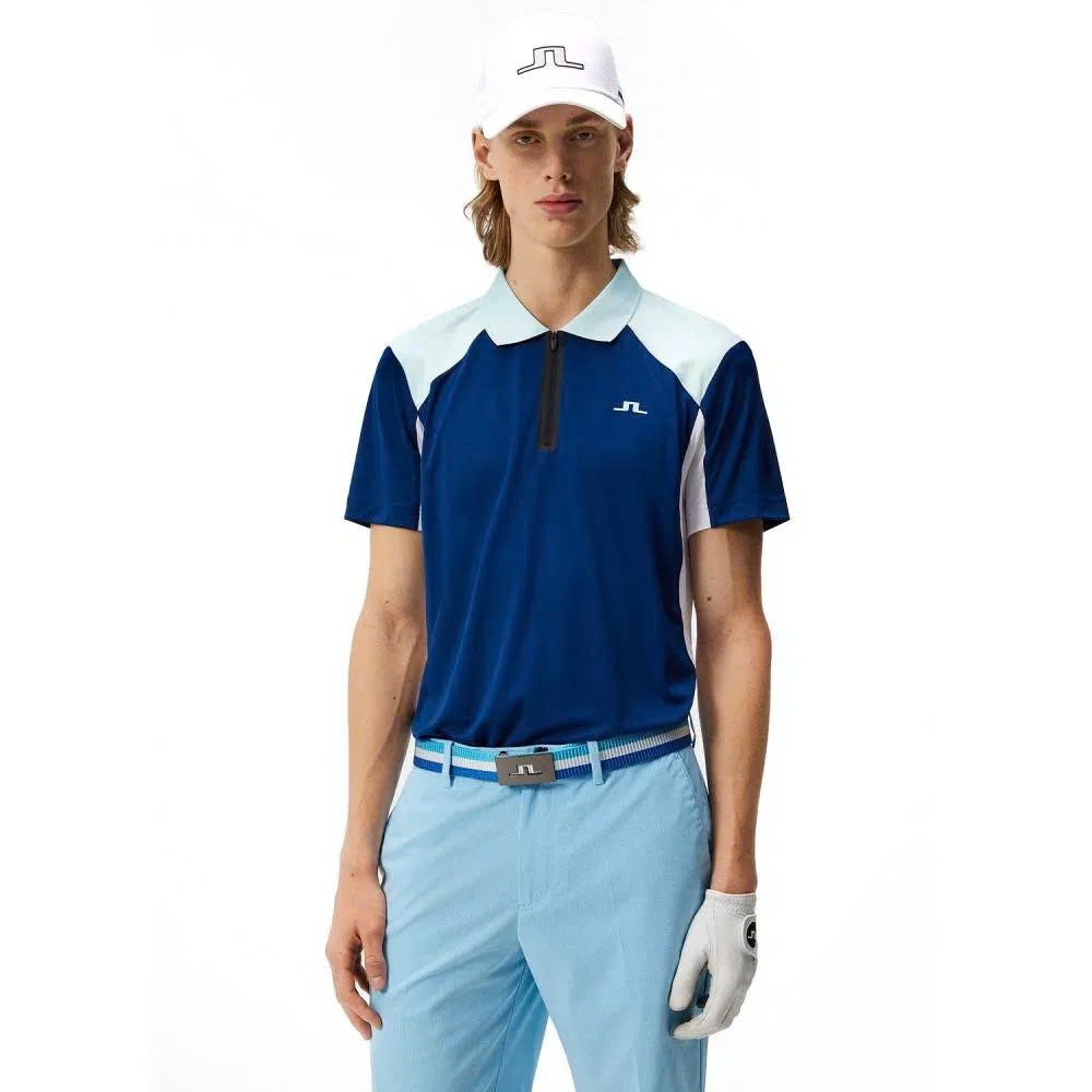 Áo golf nam tay ngắn Arch Regular Fit Polo Estate Blue GMJT09544-O341