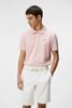 Áo golf nam tay ngắn Halto Regular Fit Polo Geo Powder Pink GMJT09543-