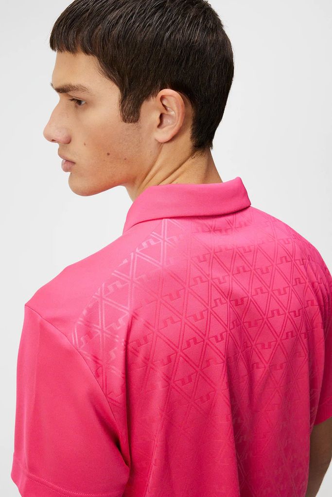 Áo golf nam tay ngắn Peat Regular Fit Polo Fuchsia Purple GMJT09539-Q1