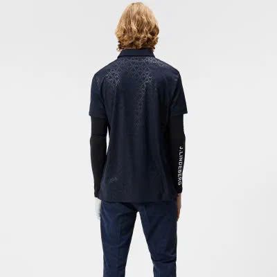 Áo golf nam tay ngắn Peat Regular Fit Polo NAVY GMJT09539-6855 | J.Lin