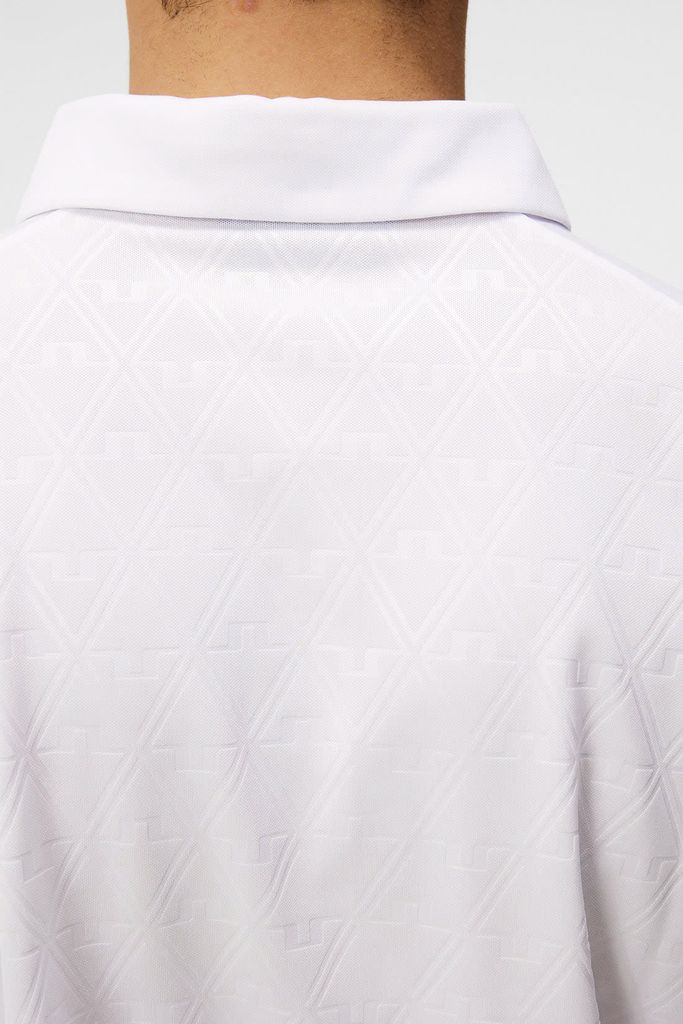 Áo golf nam tay ngắn Peat Regular Fit Polo WHITE GMJT09539-0000 | J.Li