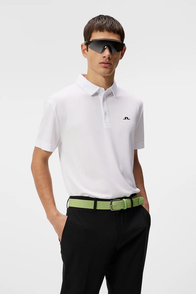 Áo golf nam tay ngắn Peat Regular Fit Polo WHITE GMJT09539-0000 | J.Li