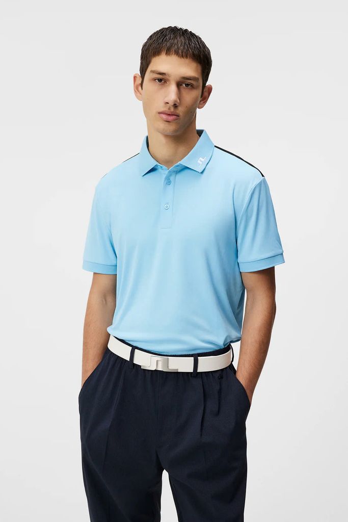 Áo golf nam tay ngắn Jeff Reg Fit Polo Baltic Sea GMJT09170-O493 | J.L