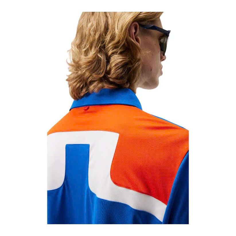 Áo golf nam tay ngắn Jeff Reg Fit Polo Nautical Blue GMJT09170-O346 |