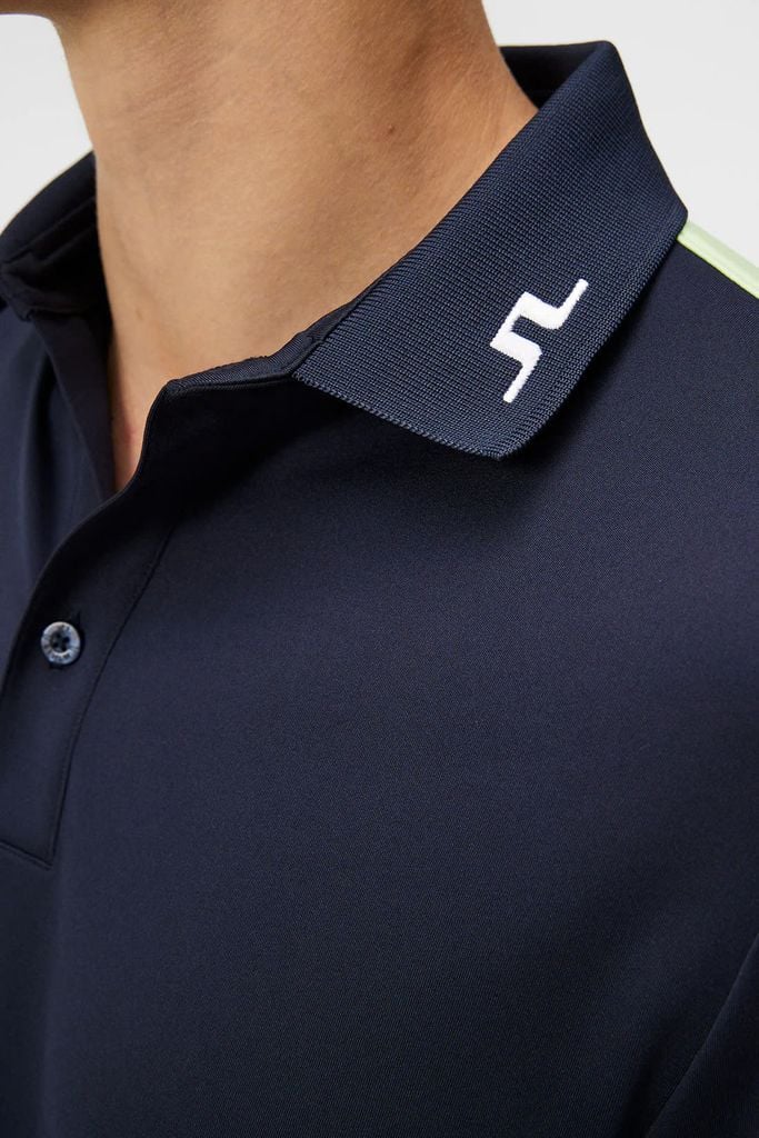 Áo golf nam tay ngắn Jeff Reg Fit Polo JL Navy GMJT09170-6855 | J.Lind