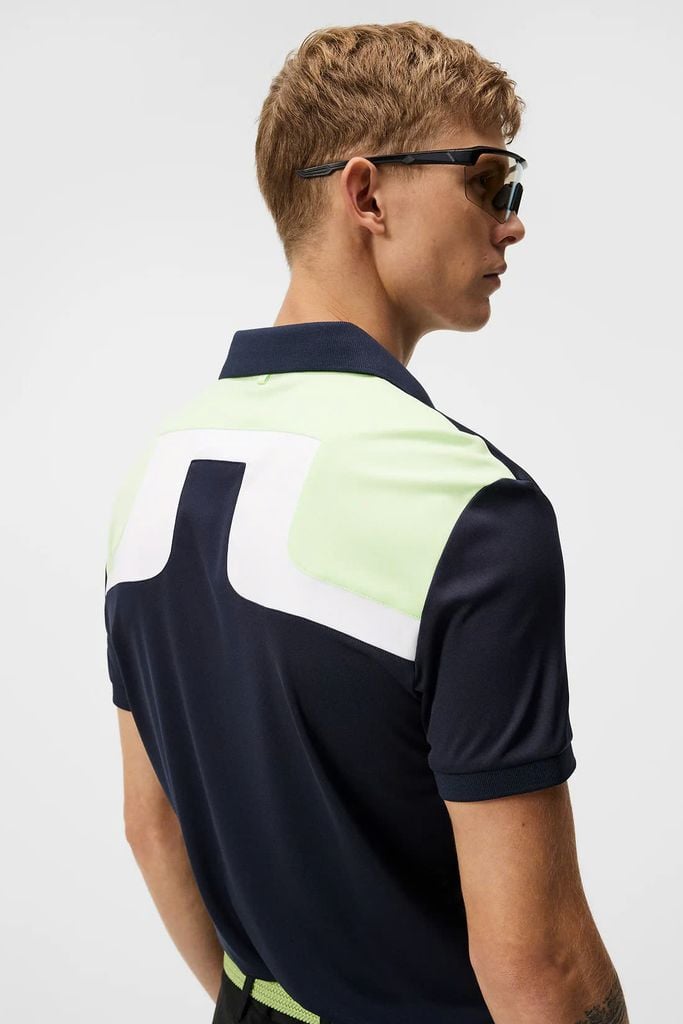 Áo golf nam tay ngắn Jeff Reg Fit Polo JL Navy GMJT09170-6855 | J.Lind