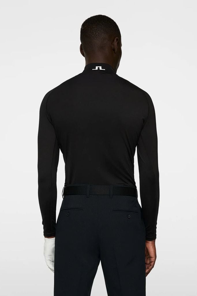 Áo golf nam tay dài Aello Soft Compression BLACK GMJT06334-9999 | J.Li