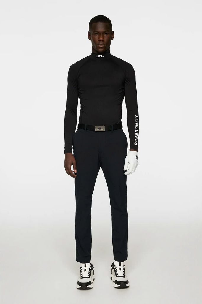 Áo golf nam tay dài Aello Soft Compression BLACK GMJT06334-9999 | J.Li