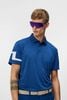 Áo golf nam tay ngắn Heath Regular Fit Polo Estate Blue Melange GMJT09