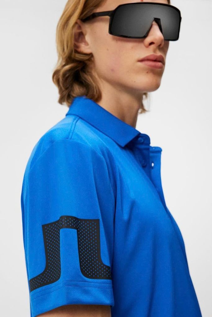 Áo golf nam tay ngắn Heath Regular Fit Polo Nautical Blue GMJT09159-O3