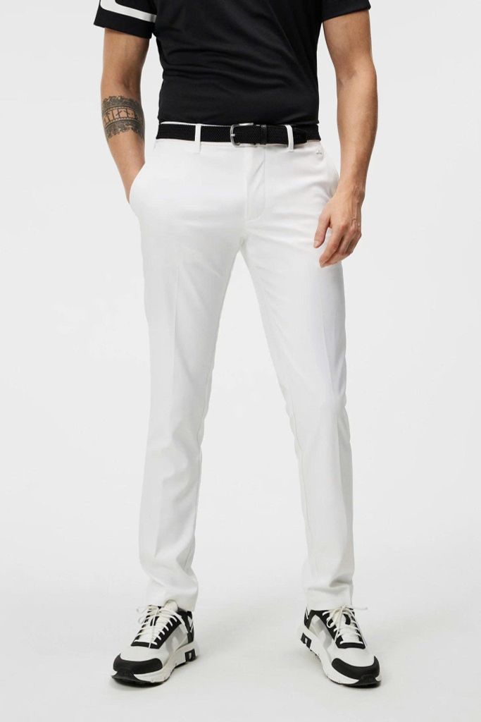 Quần dài golf nam Ellott Pant White GMPA08941-0000 | J.Lindeberg