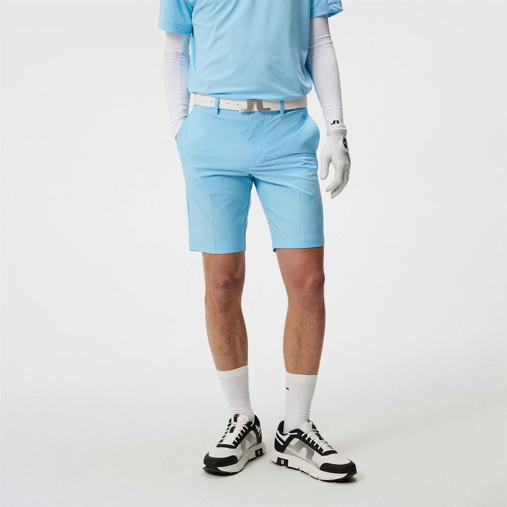 Quần shorts golf nam Eloy Shorts Baltic Sea GMPA08943-O493 | J.Lindebe
