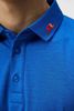 Áo golf nam tay ngắn KV Regular Fit Polo Nautical Blue Melange GMJT091