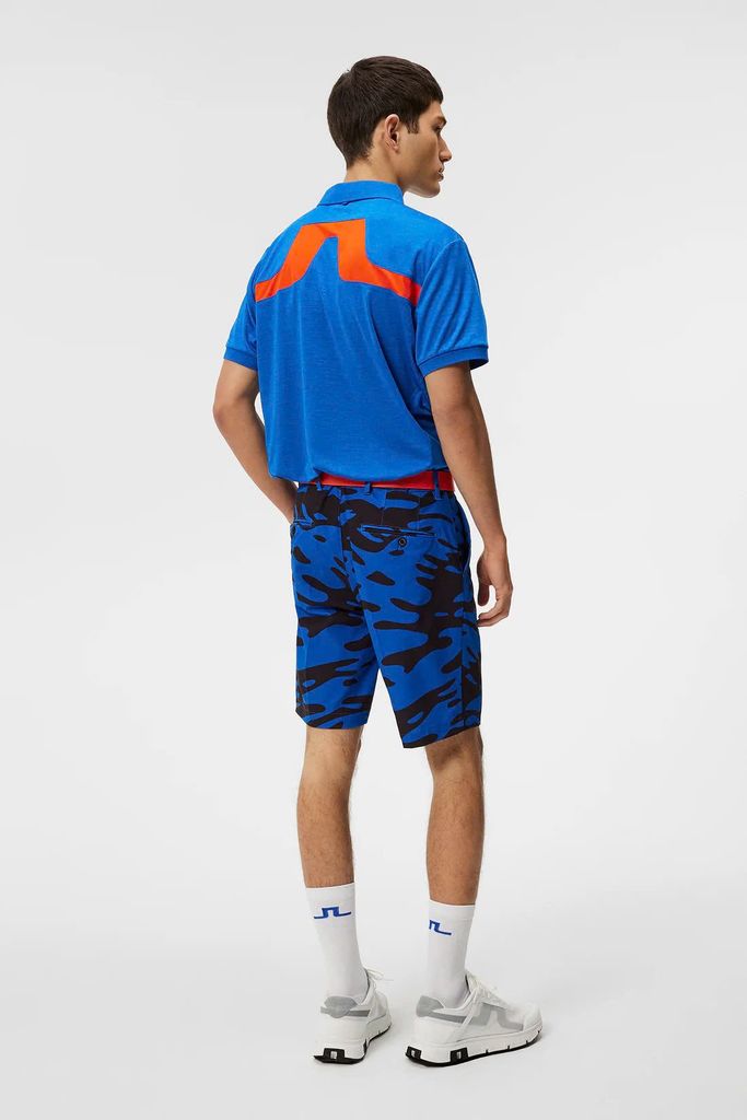 Áo golf nam tay ngắn KV Regular Fit Polo Nautical Blue Melange GMJT091