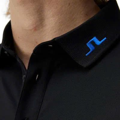 Áo golf nam tay ngắn KV Regular Fit Polo BLACK GMJT09158-9999 | J.Lind