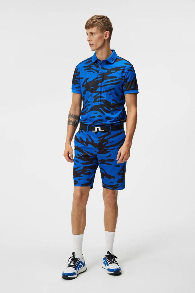 Quần shorts golf nam Tim Print Shorts Neptune Nautical Blue GMPA08935-