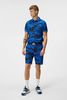 Quần shorts golf nam Tim Print Shorts Neptune Nautical Blue GMPA08935-