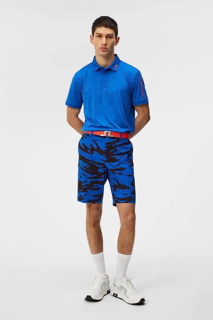 Áo golf nam tay ngắn Tour Tech Reg Fit Polo Nautical Blue Melange GMJT