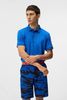 Áo golf nam tay ngắn Tour Tech Reg Fit Polo Nautical Blue Melange GMJT