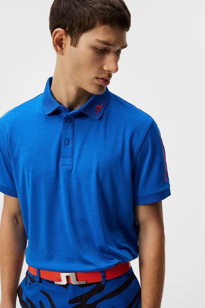 Áo golf nam tay ngắn Tour Tech Reg Fit Polo Nautical Blue Melange GMJT