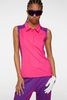 Áo golf nữ tay ngắn Betsy Sleeveless Polo Pink Peacock GWJT10716-S153