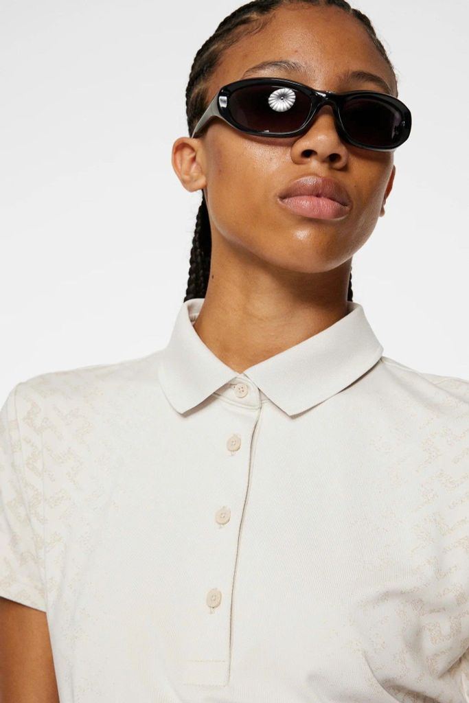 Áo golf nữ tay ngắn Karrie Polo Moonbeam GWJT10892-U029 | J.Lindeberg