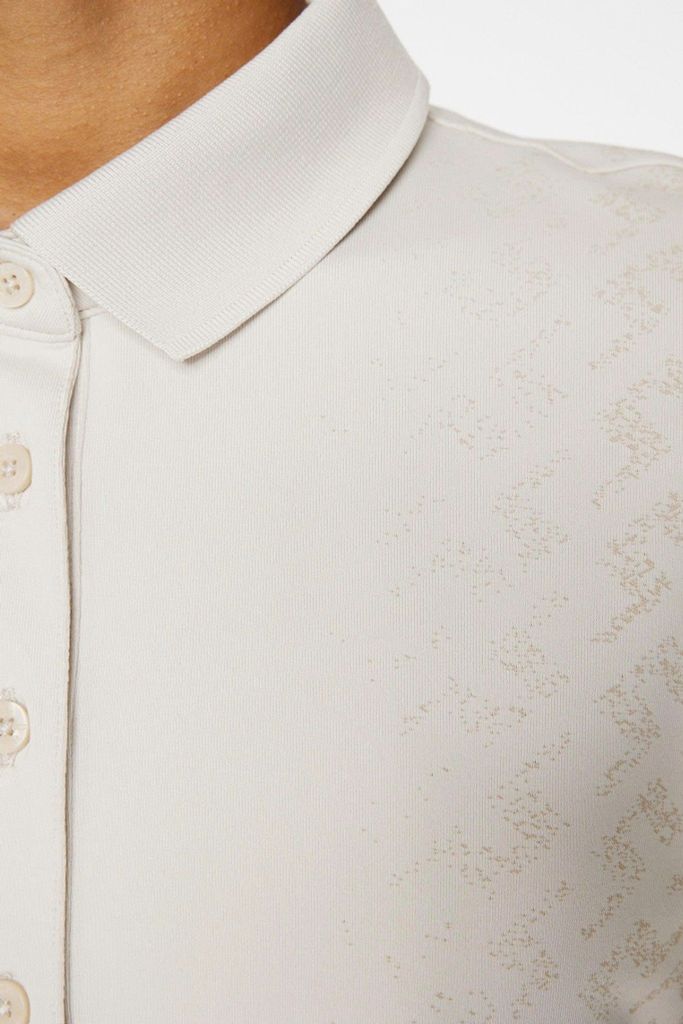 Áo golf nữ tay ngắn Karrie Polo Moonbeam GWJT10892-U029 | J.Lindeberg