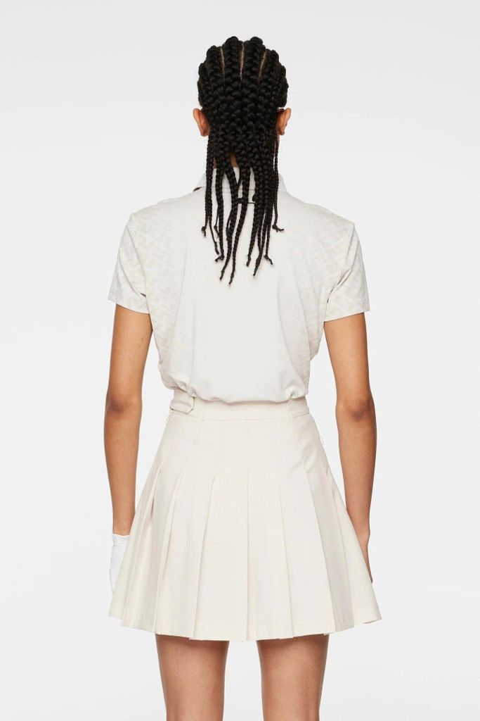 Áo golf nữ tay ngắn Karrie Polo Moonbeam GWJT10892-U029 | J.Lindeberg