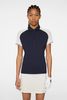 Áo golf nữ tay ngắn Priya Polo Navy GWJT10721-6855 | J.Lindeberg