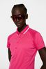 Áo golf nữ tay ngắn Rebecca Polo Pink Peacock GWJT10729-S153 | J.Linde