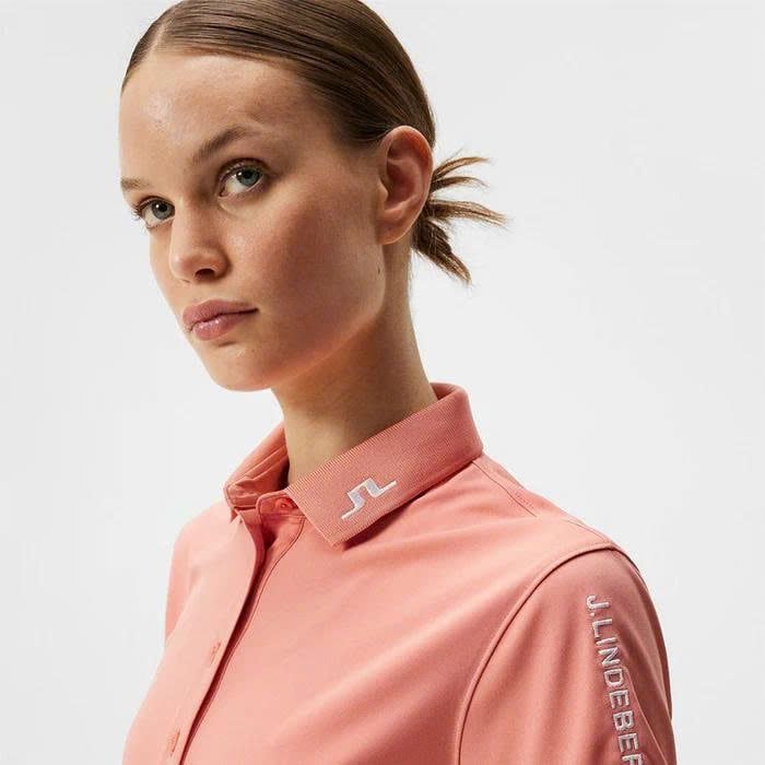 Áo golf nữ tay ngắn Tour Tech Polo Burnt Coral  GWJT09006-S086 | J.Lin