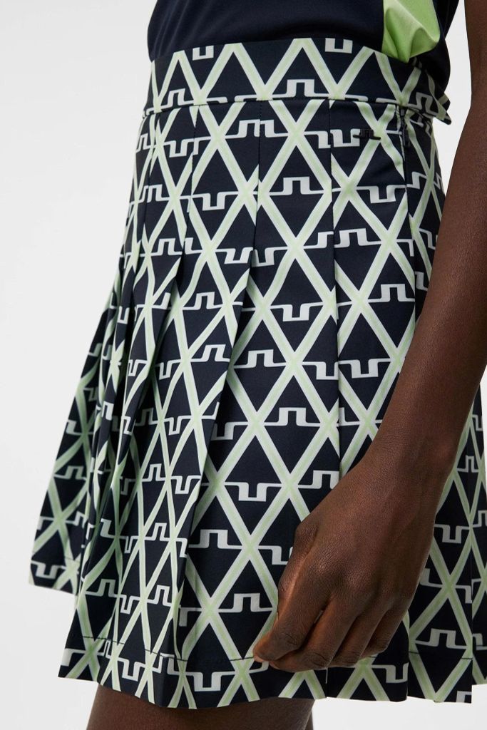 Váy golf Adina Print Skirt Geo JL Navy GWSD09295-O500 | J.Lindeberg